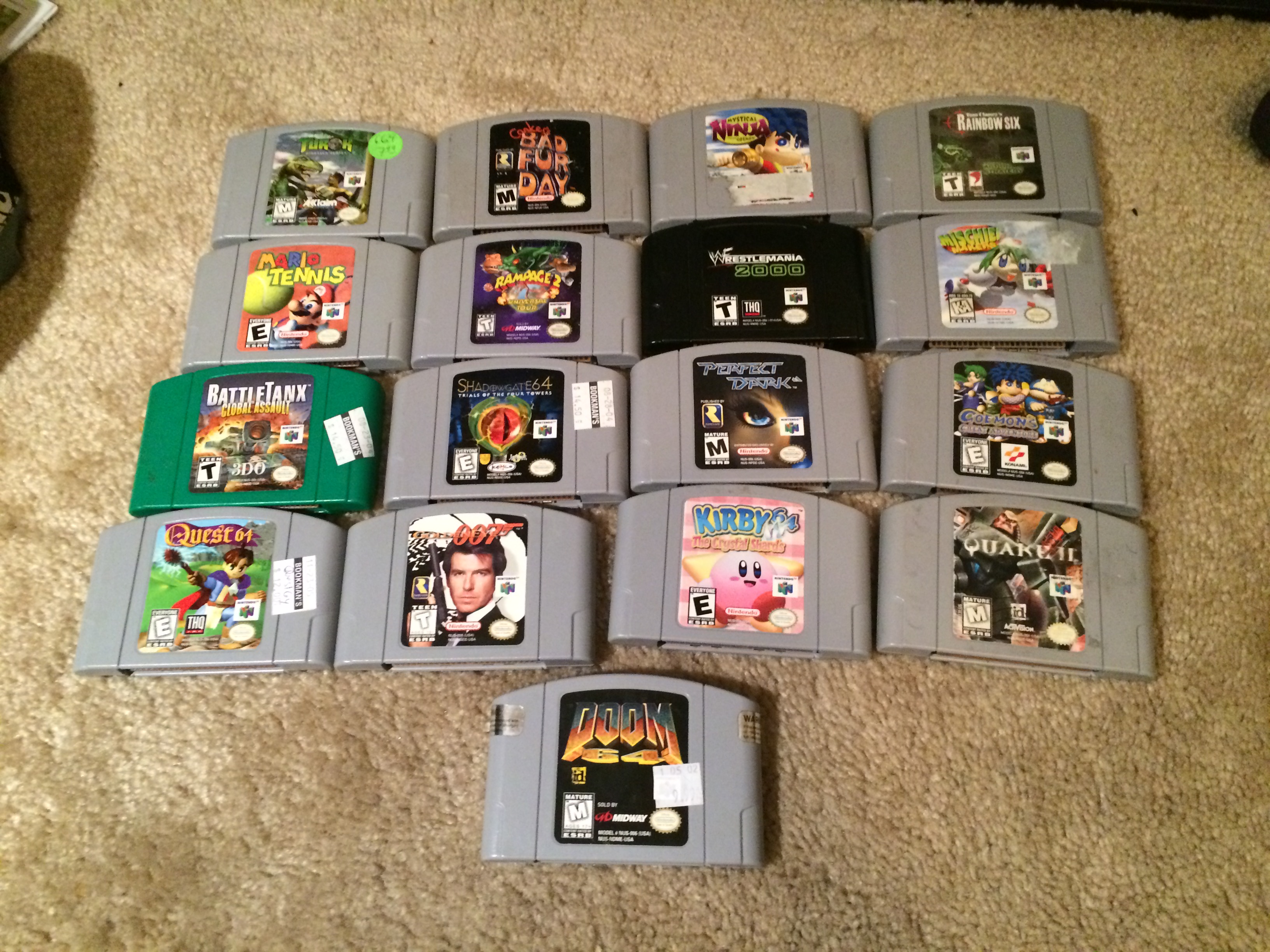 N64 Library n64 library 1 | Mike's Toybox